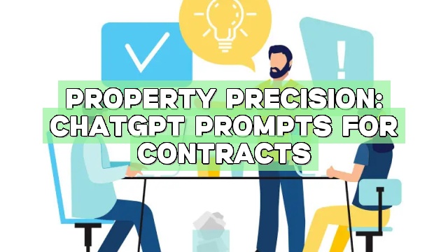 Property Precision: ChatGPT Prompts for Contracts