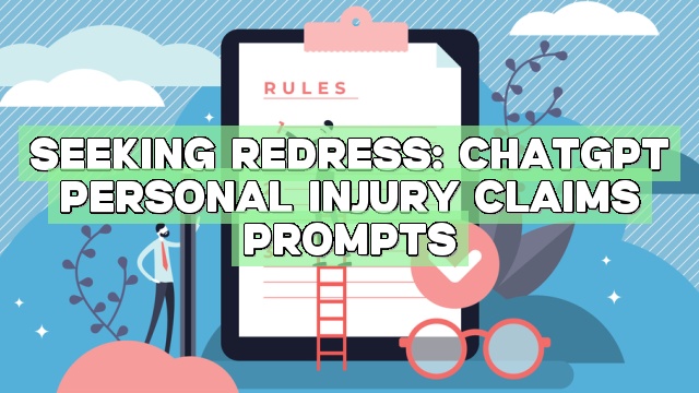 Seeking Redress: ChatGPT Personal Injury Claims Prompts