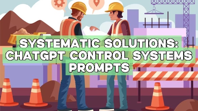 Systematic Solutions: ChatGPT Control Systems Prompts