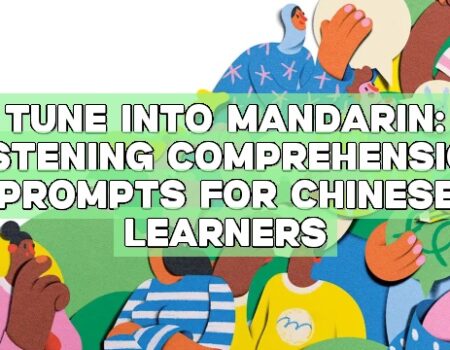 Tune into Mandarin: Listening Comprehension Prompts for Chinese Learners